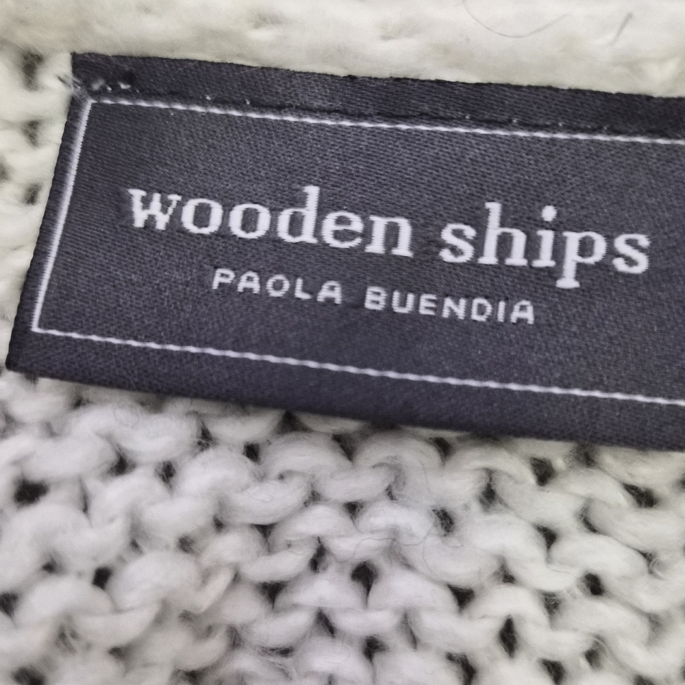 SPRING SALE | Wooden Ships Camo Star Raglan Sweater M/L - Picture 4 of 5